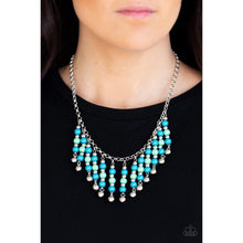 Load image into Gallery viewer, Your Sundae&#39;s Best Blue Necklace - Paparazzi - Dare2bdazzlin N Jewelry
