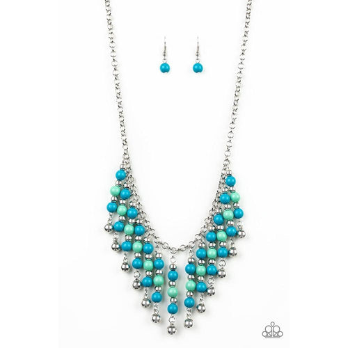 Your Sundae's Best Blue Necklace - Paparazzi - Dare2bdazzlin N Jewelry