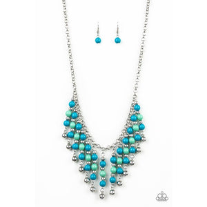 Your Sundae's Best Blue Necklace - Paparazzi - Dare2bdazzlin N Jewelry