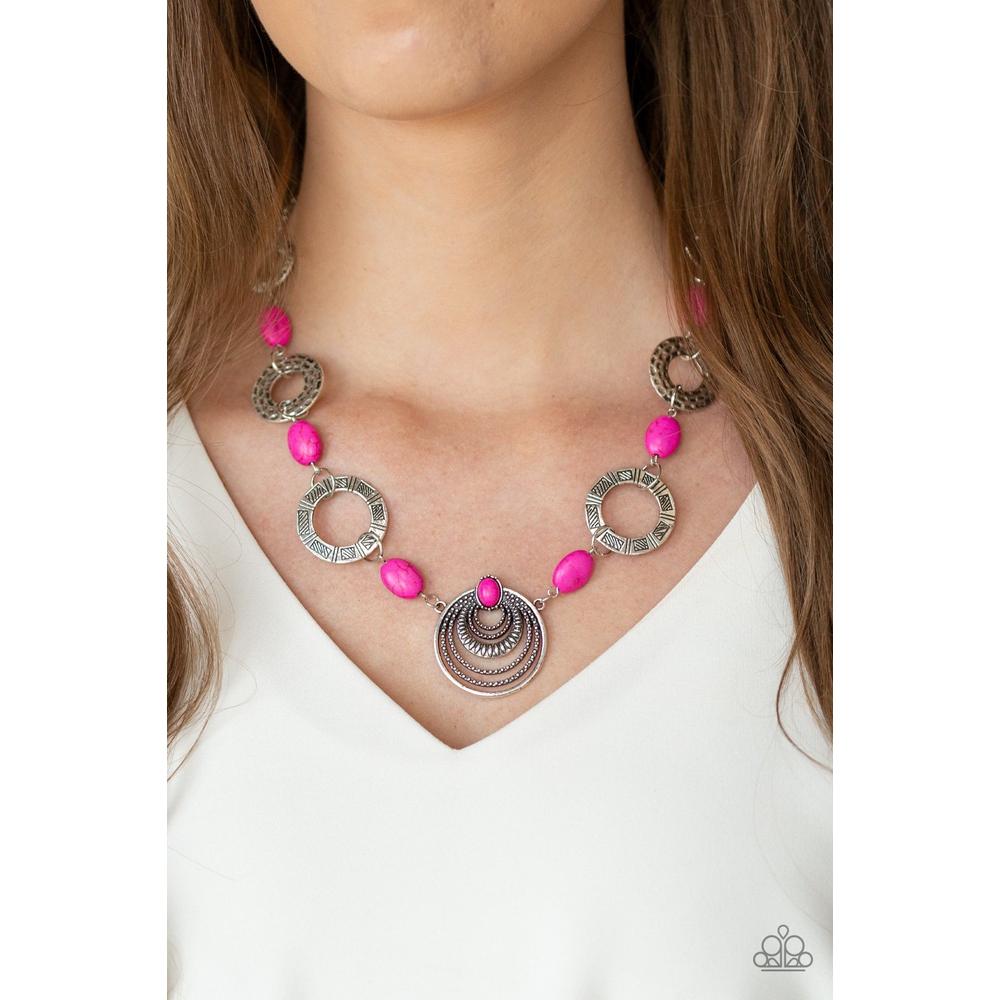 Zen Trend - Pink Necklace - Paparazzi - Dare2bdazzlin N Jewelry