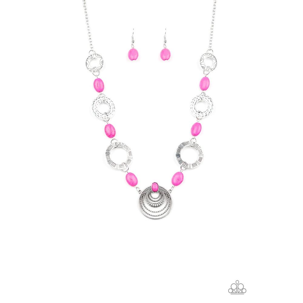 Zen Trend - Pink Necklace - Paparazzi - Dare2bdazzlin N Jewelry